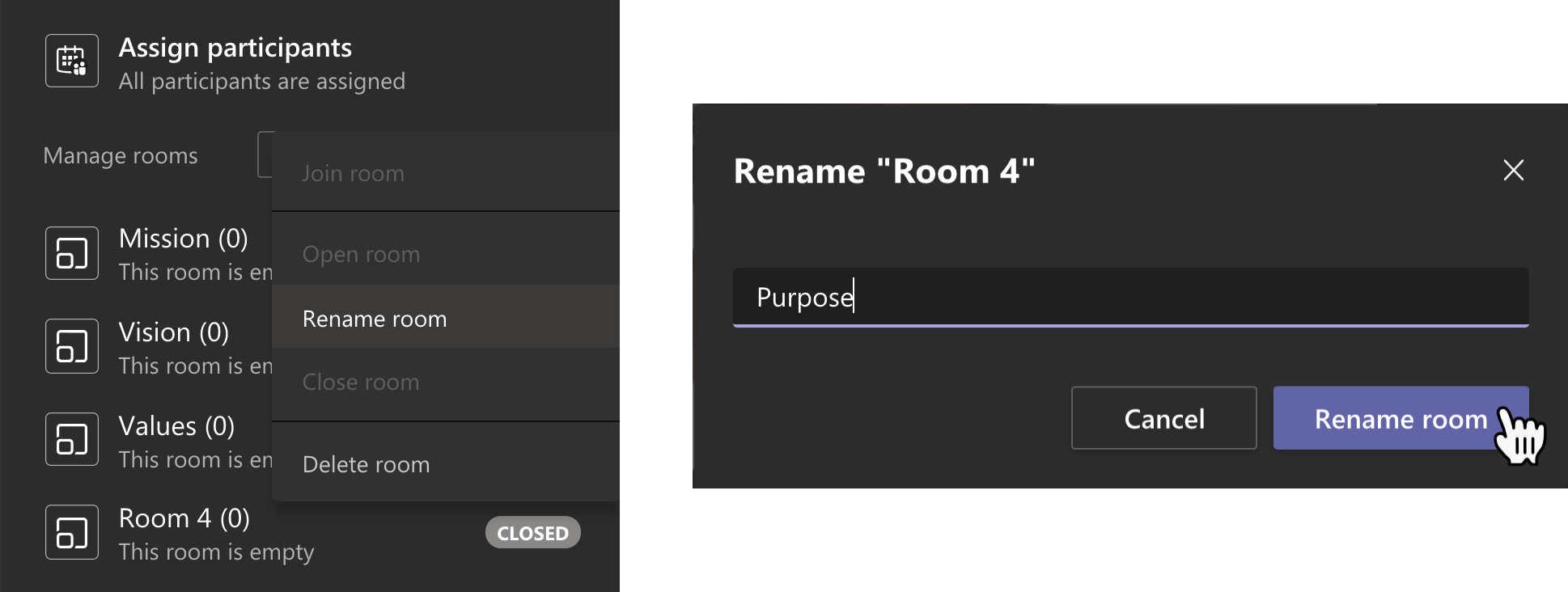 How do breakout rooms work in microsoft teams mundople